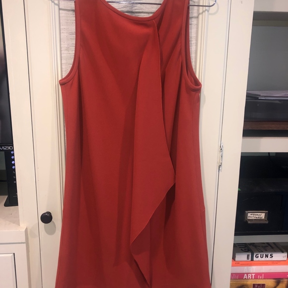 Tibi Shift Dress with Ruffle - Picture 2 of 5